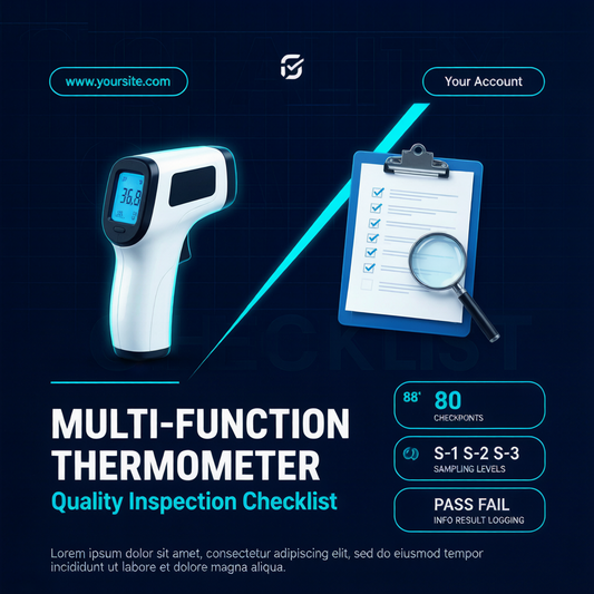Multi-function Thermometer Quality Control Checklist Template