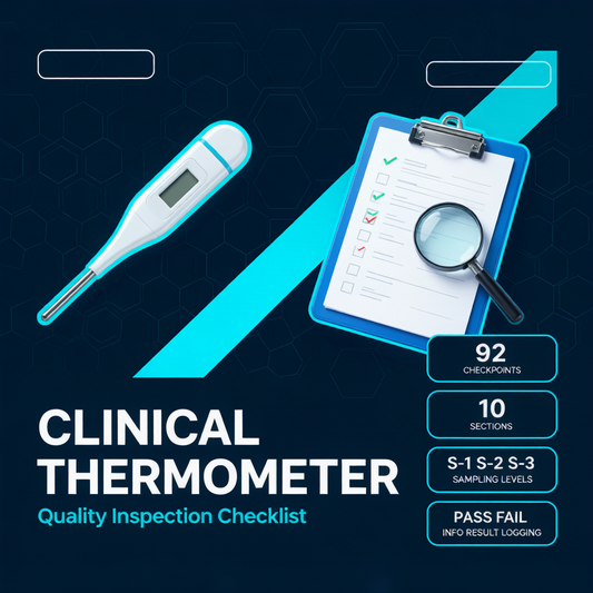 Clinical Thermometer Quality Control Checklist Template